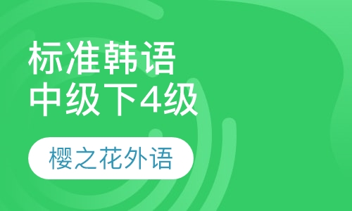 标准韩国语中级下（4级）