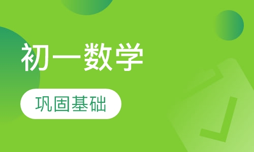 初一数学春季辅导