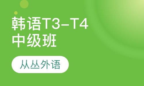 韩语T3-T4中级班