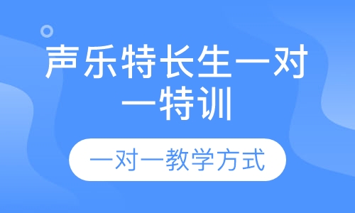 声乐特长生一对一特训