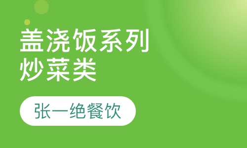 盖浇饭系列（炒菜类）