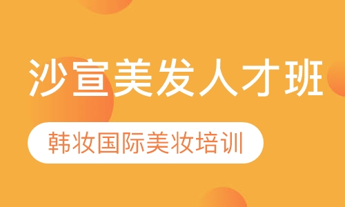 沙宣美发人才班
