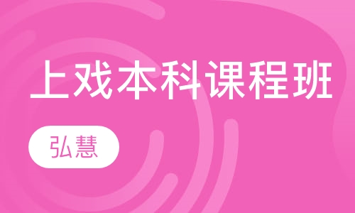 上戏本科课程班