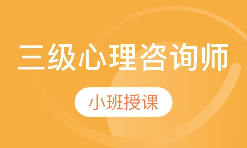 心理咨询师三级课程