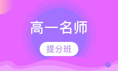 高一名师提分班