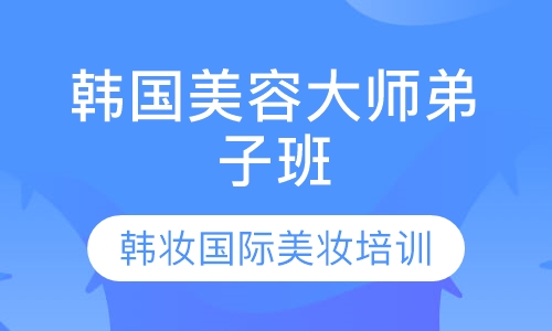 韩国大师弟子班