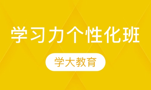 学习力个性化辅导班