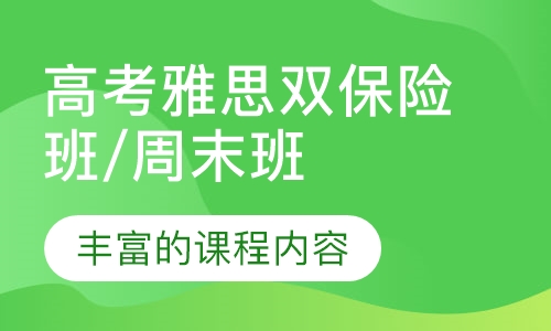 高考雅思双保险班/周末班（大班）