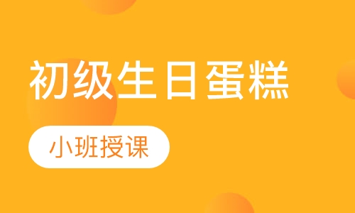 初级生日蛋糕