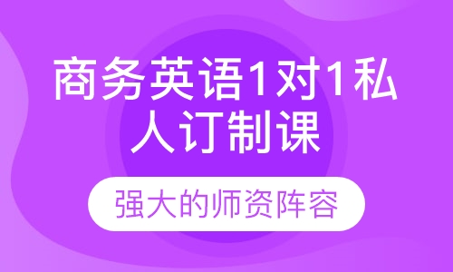 商务英语1对1私人订制课程