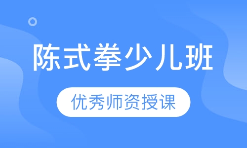 陈式拳少儿班