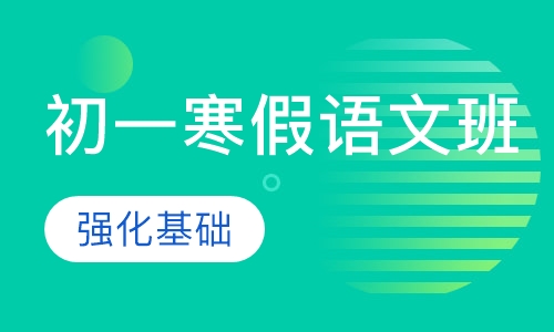 初一寒假语文班