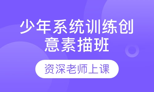 少年系统训练创意素描班