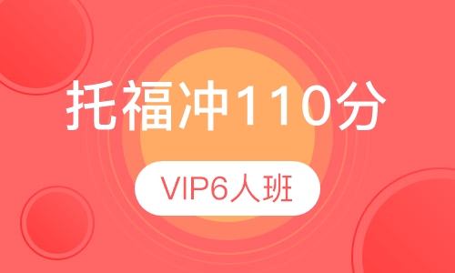 托福90分起点冲110分VIP6人班