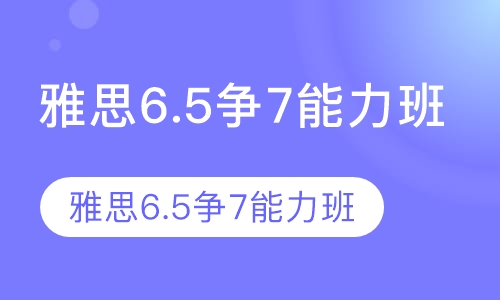 雅思6.5争7能力班