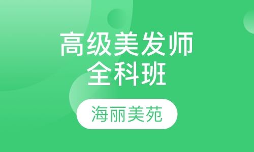 高级美发师全科班