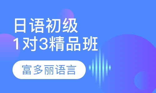 日语初级1对3精品班