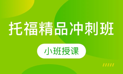 托福精品冲刺班（争100/110分）