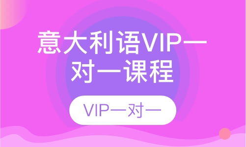 意大利语VIP一对一课程