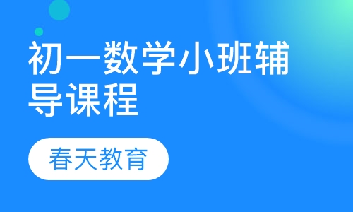 初一数学小班辅导课程