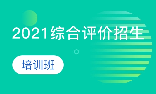 2021年综合评价招生培训班