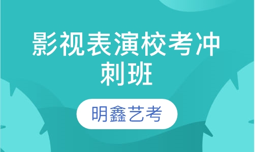 影视表演校考冲刺班
