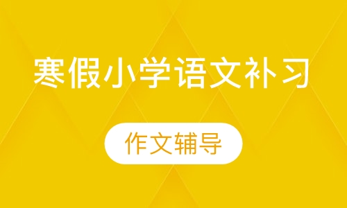 寒假小学语文补习