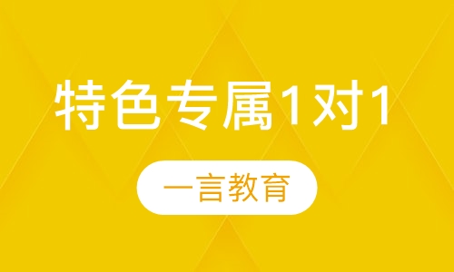 特色辅导专属1对1