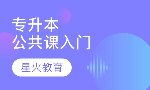 专升本公共课入门班