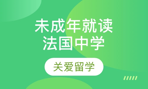 未成年就读法国中学