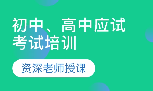 初中、高中应试考试培训