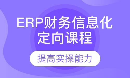 ERP财务信息化定向课程
