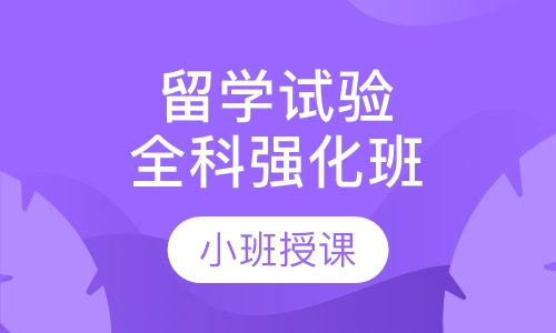 留学试验全科强化班