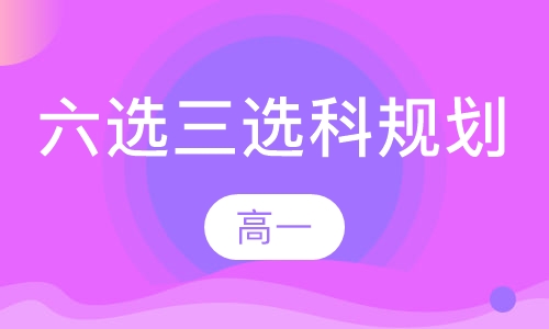 六选三选科规划