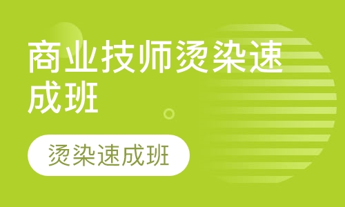 商业技师烫染速成班