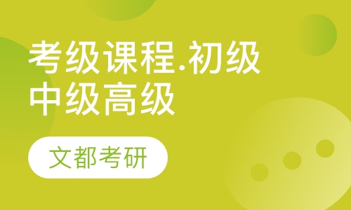 考级课程（初级|中级|高级）