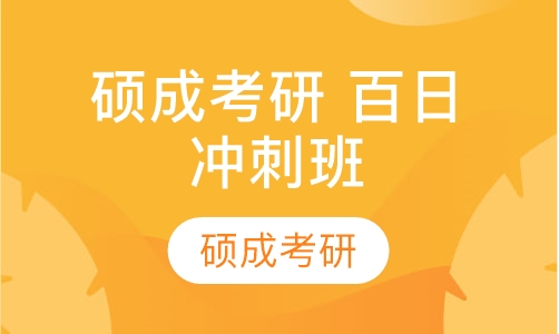 硕成考研 百日冲刺班