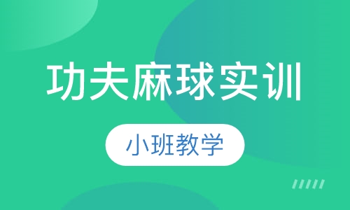 功夫麻球实训