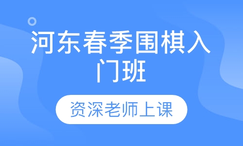 河东春季围棋入门班