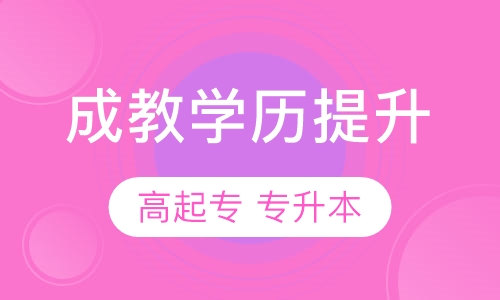 成人成教学历提升