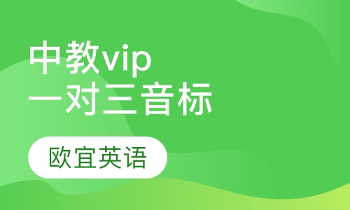中教vip、一对三音标培训
