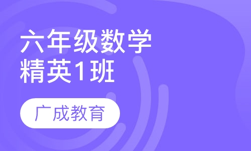 六年级数学精英1班