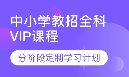 中小学教招全科VIP课程