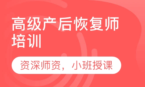 高级产后恢复师培训