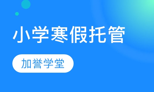 小学寒假托管课程