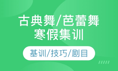 寒假古典舞剧目班/芭蕾基训班/芭蕾的旋转