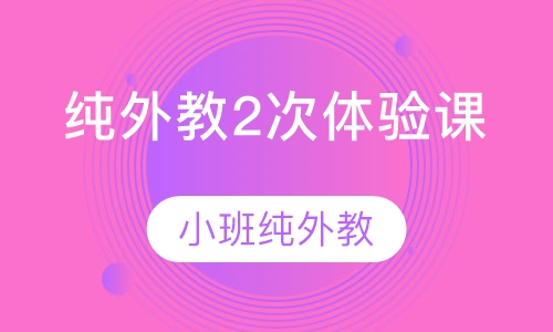纯外教2次体验课