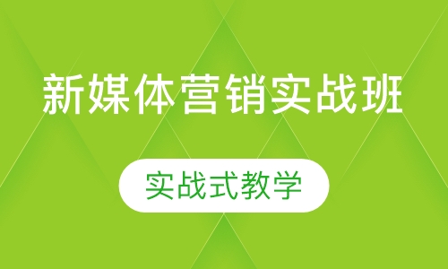 新媒体营销实战班