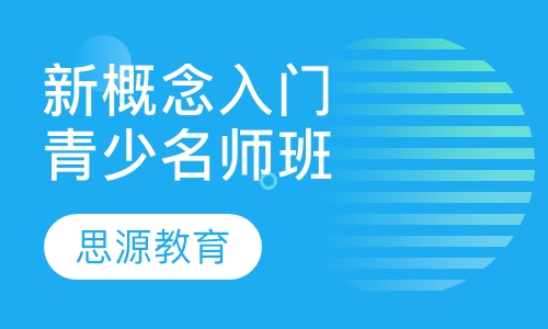 新概念青少年版入门级名师班