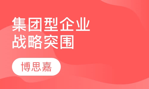 集团型企业战略突围